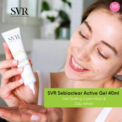 Gel Dưỡng Giảm Mụn & Dầu Nhờn SVR Sebiaclear Active Gel 40ml