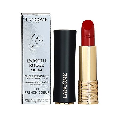 Son Thỏi Lì Lancome L'Absolu Rouge Shaping Cream Lipstick 118 French Coeur