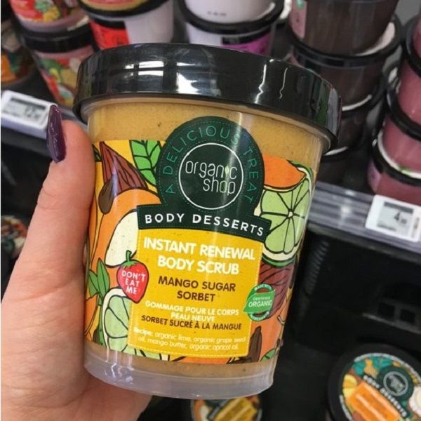 Tẩy Tế Bào Chết Toàn Thân Organic Shop A Delicious Treat Body Desserts Body Scrub 450ml