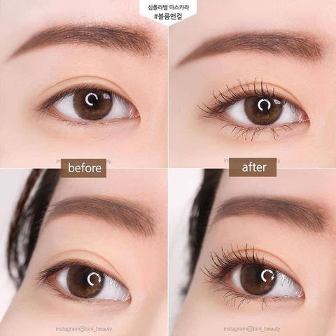 Mascara Cong Mi Innisfree Simple Label Volume Curl & Long Curl