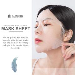 Mặt Nạ Làm Giảm Mụn Thâm & Dưỡng Ẩm Da Caryophy Portulaca Mask 22g