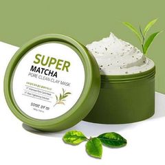 Mặt Nạ Đất Sét Some By Mi Làm Sạch Lỗ Chân Lông Super Matcha Pore Clean Clay Mask 100g