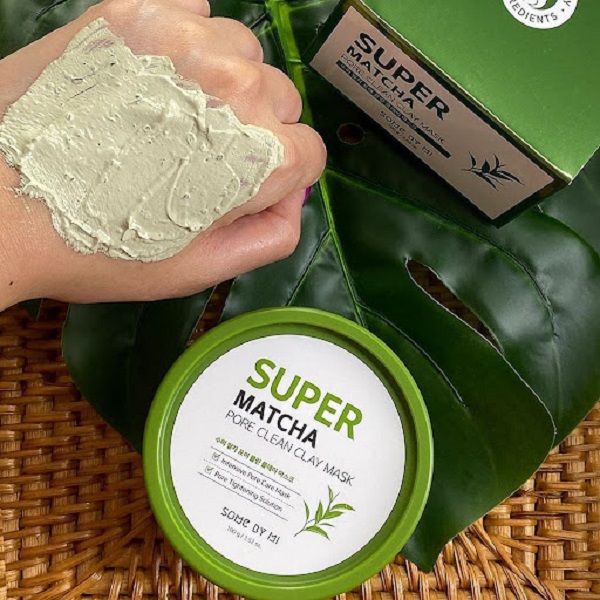 Mặt Nạ Đất Sét Some By Mi Làm Sạch Lỗ Chân Lông Super Matcha Pore Clean Clay Mask 100g