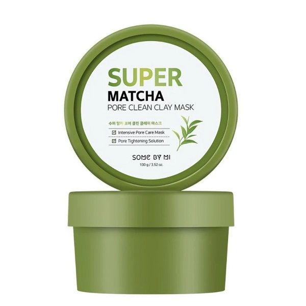 Mặt Nạ Đất Sét Some By Mi Làm Sạch Lỗ Chân Lông Super Matcha Pore Clean Clay Mask 100g