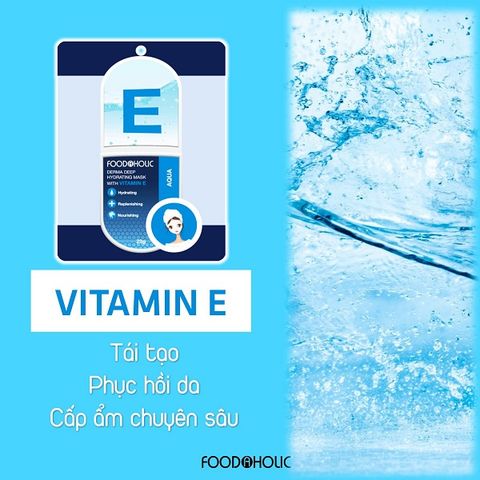 Mặt Nạ FOODAHOLIC Chiết Xuất Vitamin E Cấp Ẩm, Hỗ Trợ Phục Hồi Da 23g