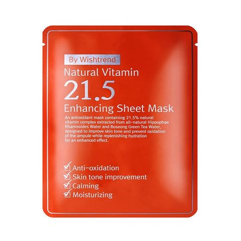 Mặt Nạ By Làm Sáng Da Wishtrend Natural Vitamin 21.5% Enhancing Sheet Mask 23ml