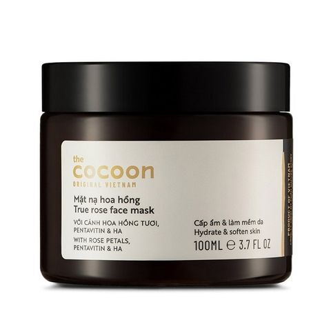 Mặt Nạ Cocoon Dưỡng Ẩm Làm Mềm Da Từ Hoa Hồng True Rose Face Mask