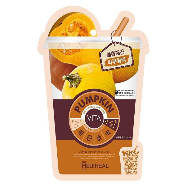 Mặt Nạ Mediheal Chiết Xuất Bí Ngô 25ml Pumpkin Vita Mask