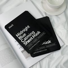 Mặt Nạ Klairs Hỗ Trợ Làm Sạch & Dịu Mát Da 25ml Midnight Blue Calming Sheet Mask