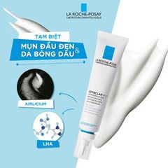 Kem Dưỡng Giảm Mụn Đầu Đen & Bóng Nhờn La Roche-Posay Effaclar K+ 40ml