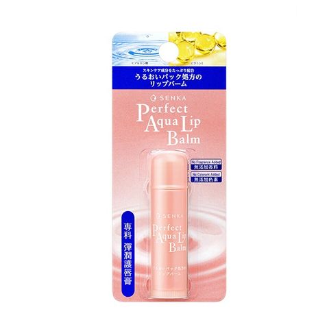 Son Dưỡng Môi Senka Cấp Ẩm & Ngừa Khô, Nẻ Môi 4.5g Perfect Aqua Lip Balm