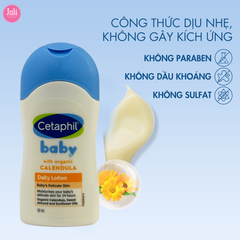 Sữa Dưỡng Ẩm Cho Bé Tinh Chất Hoa Cúc Cetaphil Baby Daily Lotion With Organic Calendula 50ml