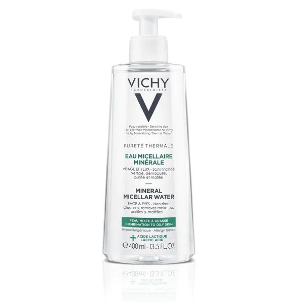 Tẩy trang Vichy Mineral Micellar Water cho da dầu, da hỗn hợp 400ml