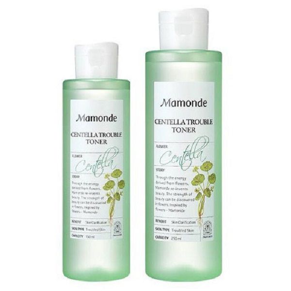 Nước Cân Bằng Mamonde Chiết Xuất Rau Má Cho Da Mụn Centella Trouble Toner 250ml