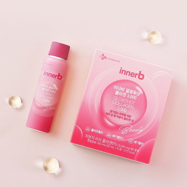 Nước Uống Innerb Glowshot Collagen Căng Mịn Sáng Da 50ml x 6 Chai