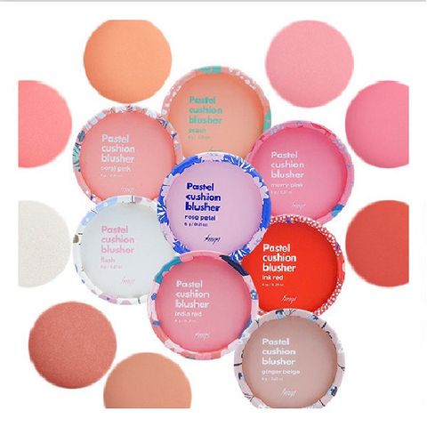 Phấn Má Hồng Dạng Nén The Face Shop Pastel Cushion Blusher 6g