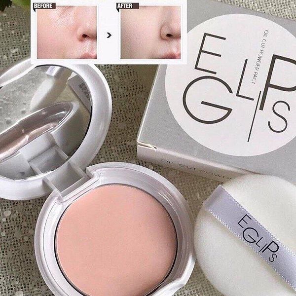 Phấn Phủ Kiềm Dầu Eglips Oil Cut Powder Pact (trắng)