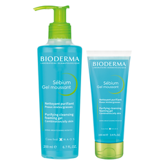 Gel Rửa Mặt Tạo Bọt Cho Da Hỗn Hợp & Da Dầu Bioderma Sebium Foaming Cleaning