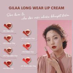 Son Kem Lì Gilaa Long Wear Lip Cream 5g