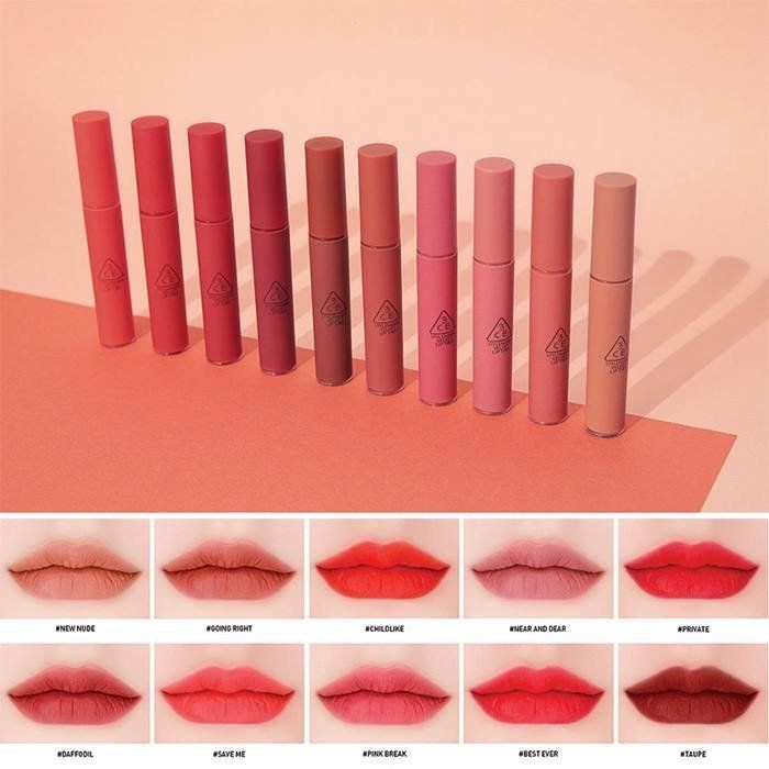 Son kem 3CE Velvet lip Tint