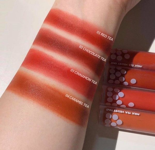 Son kem Romand Milk Tea Velvet Tint 03 - Cinnamon Tea 4.4g