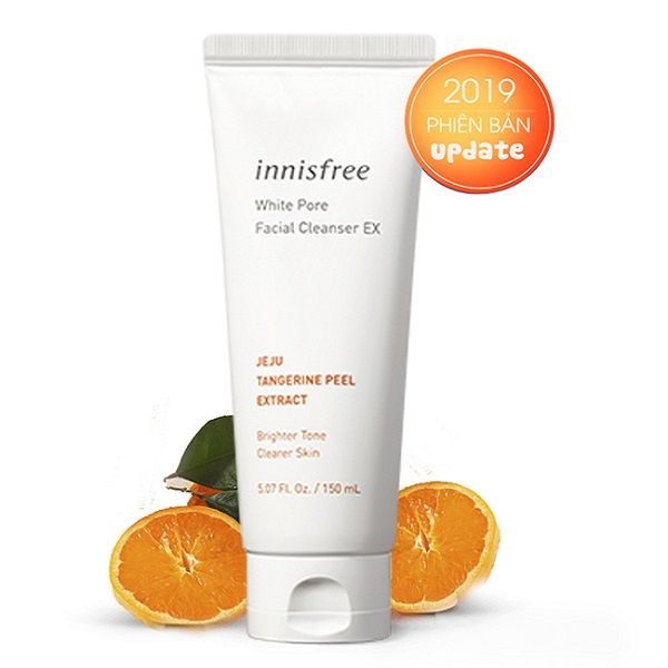Sữa rửa mặt làm trắng da Innisfree White Pore Facial Cleanser Ex 150ml