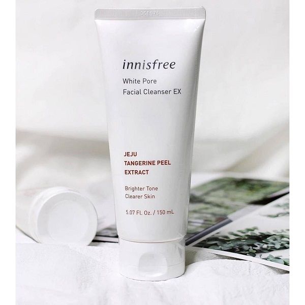 Sữa rửa mặt làm trắng da Innisfree White Pore Facial Cleanser Ex 150ml