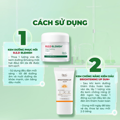 Bộ Chăm Sóc Da Dr.g R.E.D Blemish Clear Soothing Cream Bonus Set