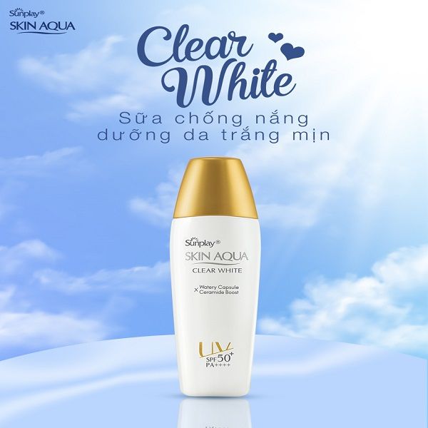 Sữa Chống Nắng Dưỡng Da Sáng Mịn Sunplay Skin Aqua Clear White SPF50+ PA++++ 25g