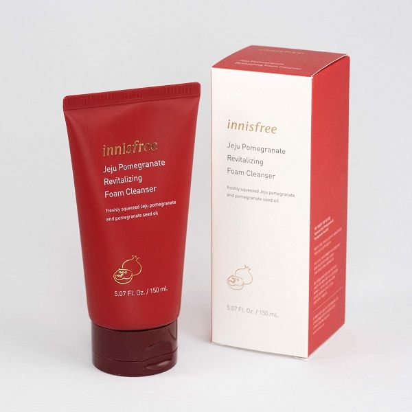 Sữa Rửa Mặt Lựu Đỏ Innisfree Jeju Pomegranate Revitalizing 80ml