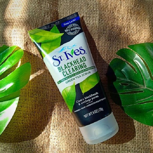 Sữa Rửa Mặt Tẩy Tế Bào Chết ST. Ives Trà Xanh Ngừa Mụn 170g