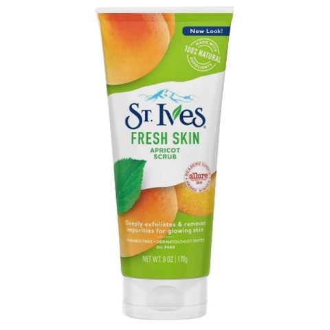 Sữa Rửa Mặt Tẩy Tế Bào Chết St.Ives Quả Mơ Tươi Mát 170g