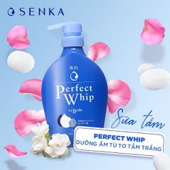 Sữa Tắm Dưỡng Ẩm Hương Hoa Hồng & Hoa Nhài Senka Perfect Whip For Body 500ml