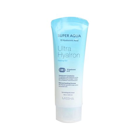 Tẩy Da Chết Mặt Missha Super Aqua Ultra Hyalron Peeling Gel 100ml