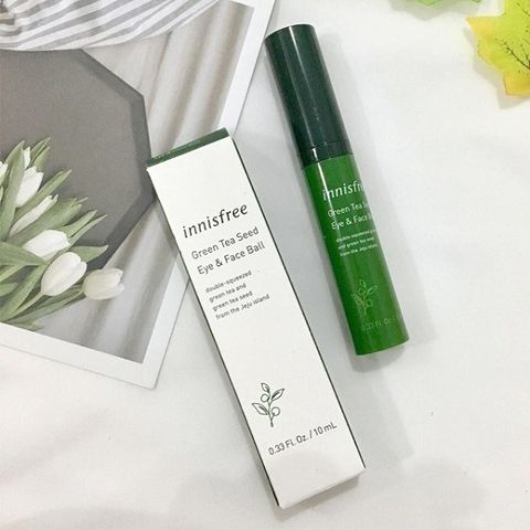 Thanh Lăn Trị Thâm Quầng Mắt Innisfree Green Tea Seed Eye& Face Ball