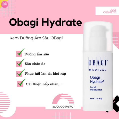 Kem Dưỡng Ẩm OBAGI Hydrate Facial Moisturizer 48g