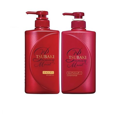 Dầu Xả Dưỡng Tóc Bóng Mượt Tsubaki Premium Moist Conditioner 490ml