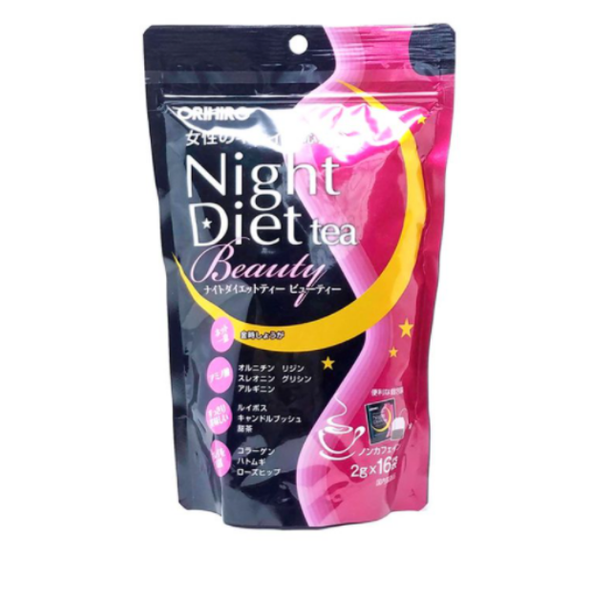 Trà Giảm Cân Ban Đêm Orihiro Night Diet Tea Beauty 16 Gói