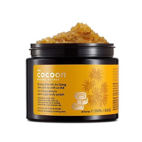 Tẩy Da Chết Body Đường Thốt Nốt An Giang Cocoon Palmyra Palm Sugar Body Polish 200ml