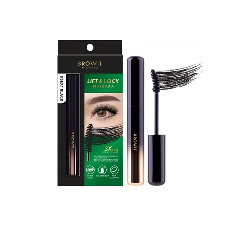 Mascara Siêu Cong Mi Gấp 3 Lần Browit By Nong Chat Lift & Lock 3X Curl