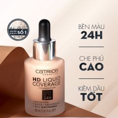 Kem Nền Catrice 24h HD Liquid Coverage Foundation 30ml