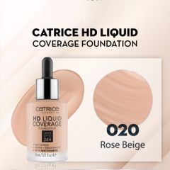 Kem Nền Catrice 24h HD Liquid Coverage Foundation 30ml