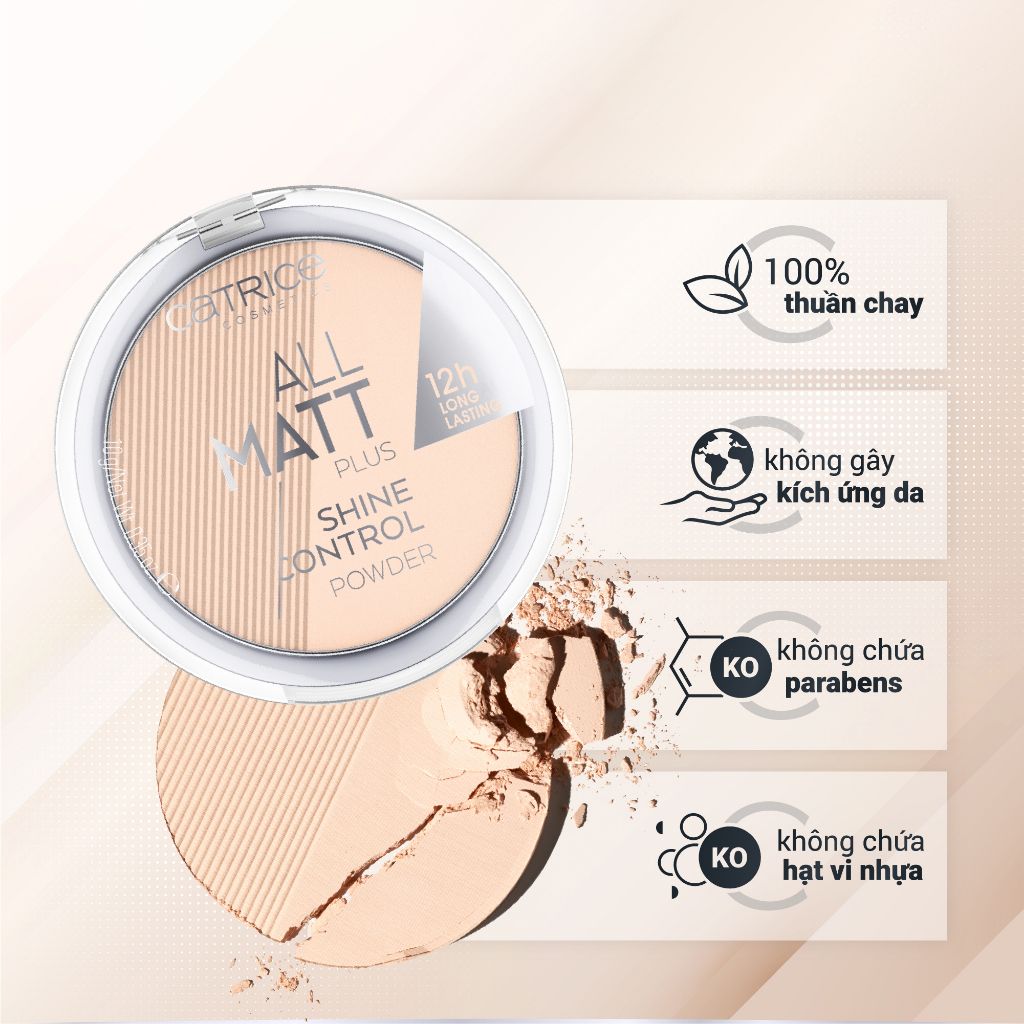 Phấn Phủ Catrice All Matt Plus Shine Control Powder