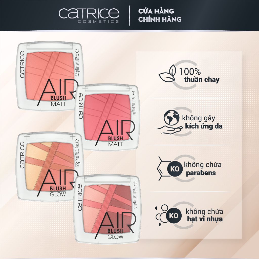 Phấn Má Hồng Catrice Air Blush Glow 5.5g