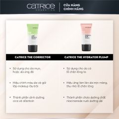 Kem Lót Làm Đều Màu Da Catrice The Perfector Poreless Blur Primer With Niacinamide 30ml