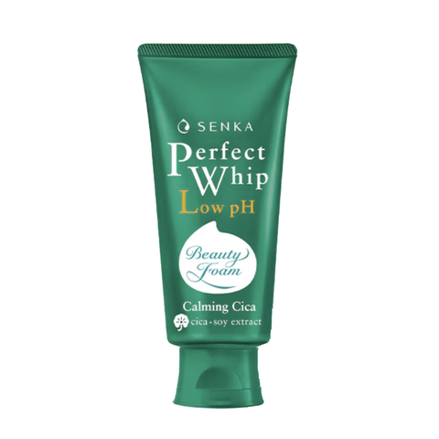 Sữa Rửa Mặt Cho Da Nhạy Cảm Senka Perfect Whip Low pH Calming Cica 100g