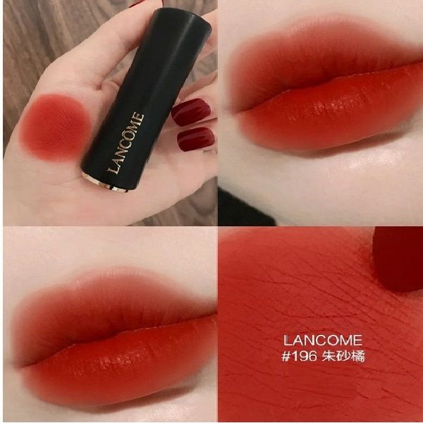 Son Lì Lancome L'Absolu Rouge Drama Matte Lipstick 196 Orange Sanguine