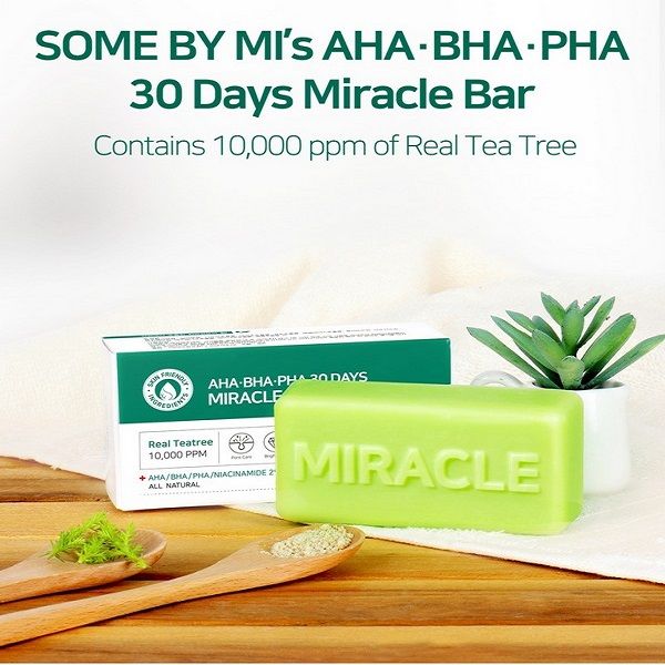 Xà Phòng Trị Mụn Lưng Some By Mi AHA-BHA-PHA 30 Days Miracle Cleansing Bar