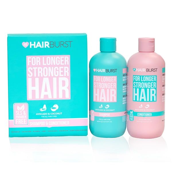 Bộ Dầu Gội Dầu Xả Hỗ Trợ Mọc Tóc HAIRBURST Avocado Coconut For Longer Stronger Hair