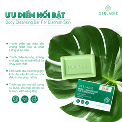 Xà Phòng Derladie Làm Sạch Và Giảm Mụn Cơ Thể 50g Body Cleansing Bar For Blemish Skin